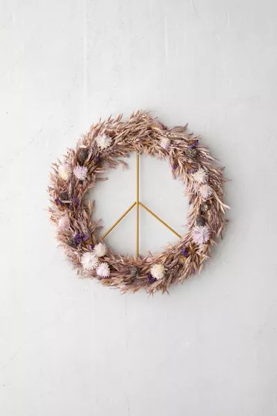 Floral Peace Wreath | Urban Outfitters (US and RoW)