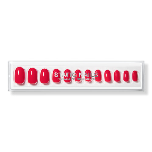 Sexy Red Round Reusable Pop-On Manicures | Ulta