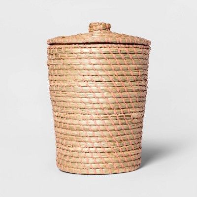 Solid Bathroom Wastebasket Brown/Pink - Opalhouse&#8482; | Target