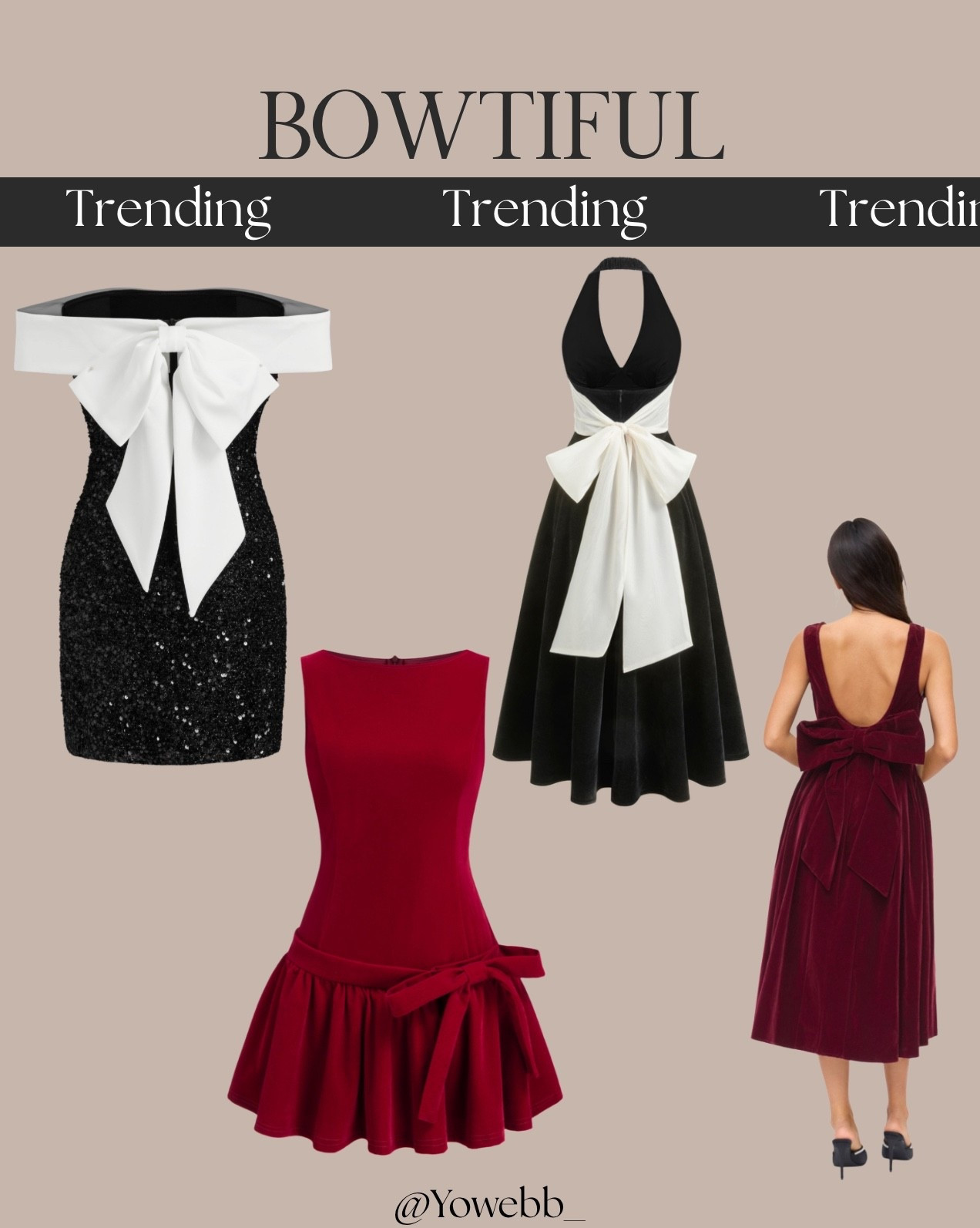 Bows are the must-have detail this holiday season! 🎁 These velvet and sequin dresses are pure holiday perfection.

#HolidayDress #PartyReady #LTKStyle

#LTKSeasonal #LTKFindsUnder100 #LTKHoliday