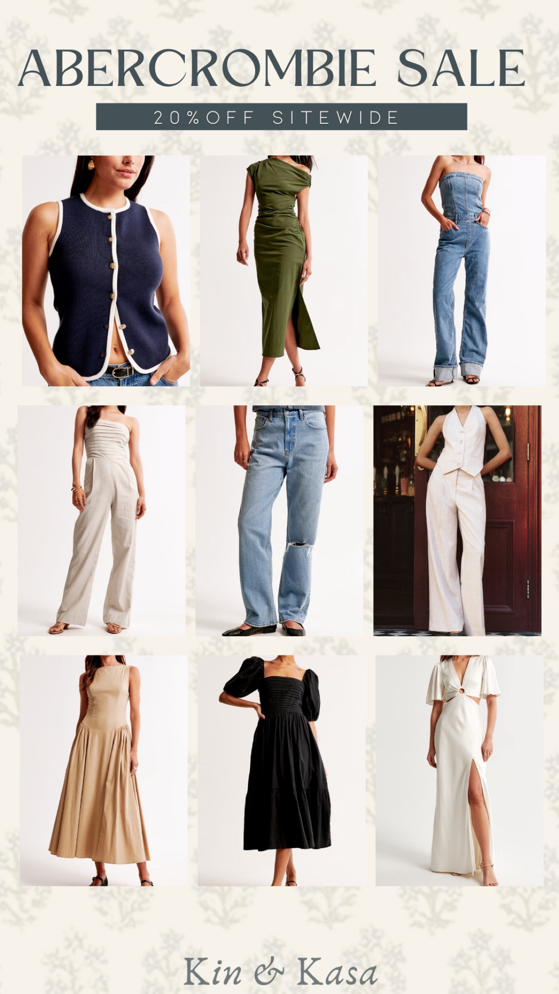 Abercrombie is having a 20% off fall sale site wide! I’ve linked a few of my favs down below, click the images to Shop Now.

#abercrombie #dresses #falloutfits #jeans #denim #jumpsuit 

#LTKSaleAlert #LTKStyleTip #LTKFallSale