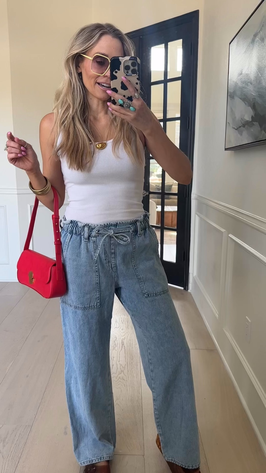 These jeans have gone CRAZY viral & I hope they are still in stock. Sizes are limited so if your size is still in stock don’t wait! 👏🏼

#LTKgrwm #LTKdayinmylife #LTKootd