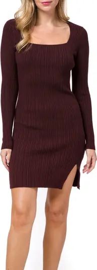Yours Truly Long Sleeve Sweater Dress | Nordstrom
