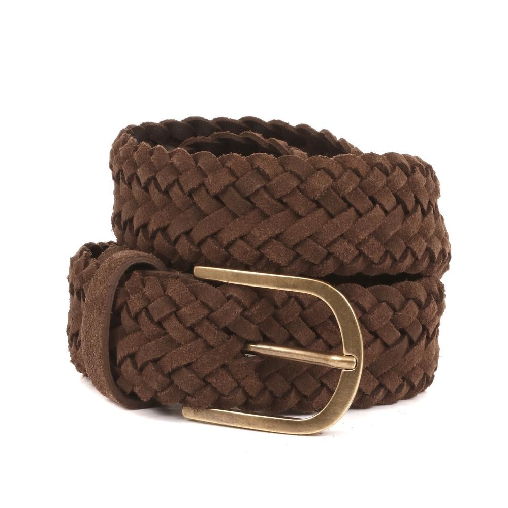 Vancouver Men's Braided Leather Belt | Jones Bootmaker (UK)