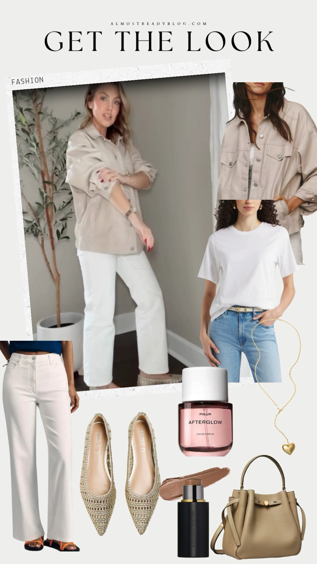 XS jacket / I sized down one in these jeans / flats run true to size
* I went true to size in all of the items linked!

spring neutral outfit, agolde white jeans, spring flats, metallic flats, woven flats, amanda west, almost ready blog

#LTKPetite #LTKOver40