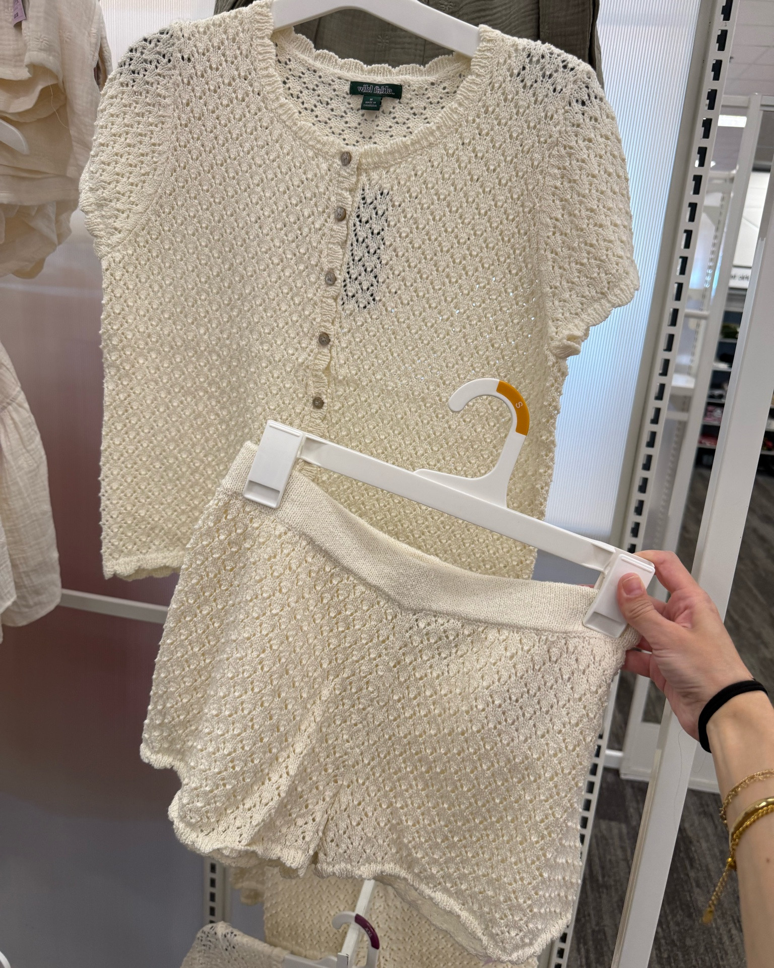 Crochet matching set🤍 Comes in 2 colors!

#LTKootd #LTKmomlife #LTKActive