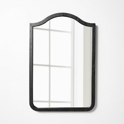20" x 30" Shield Wall FSC Ash Wood Mirror Black - Threshold™ designed with Studio McGee | Target