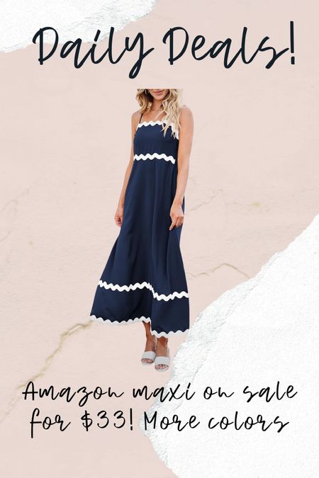 Amazon maxi dress on sale

#LTKSaleAlert #LTKStyleTip #LTKFindsUnder50