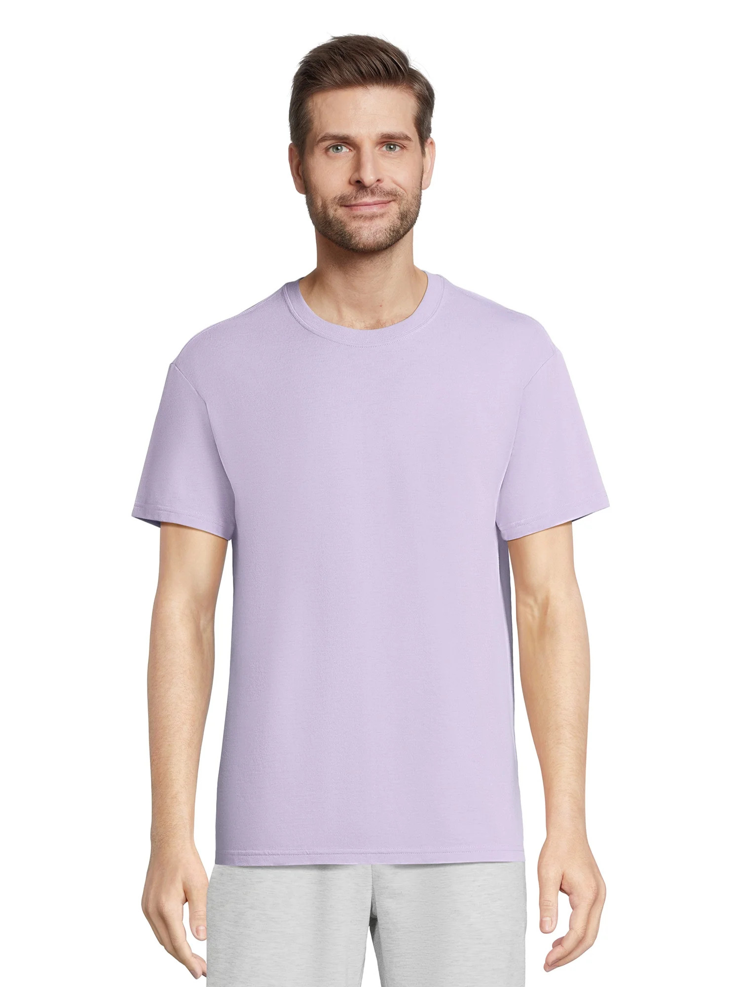 Athletic Works Men's Solid Tri-Blend T-Shirt with Short Sleeves, Sizes S-5XL | Walmart (US)