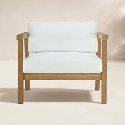 Bayport Outdoor Patio Teak Armchair | Wayfair North America