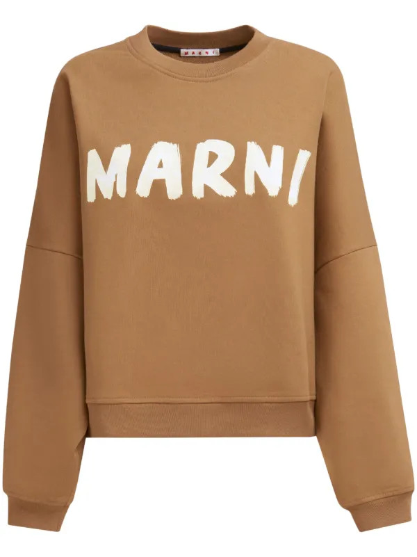 logo-print cotton sweatshirt | Farfetch Global