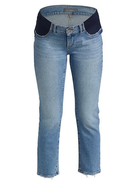 Maternity Patti Straight-Leg Jeans | Saks Fifth Avenue