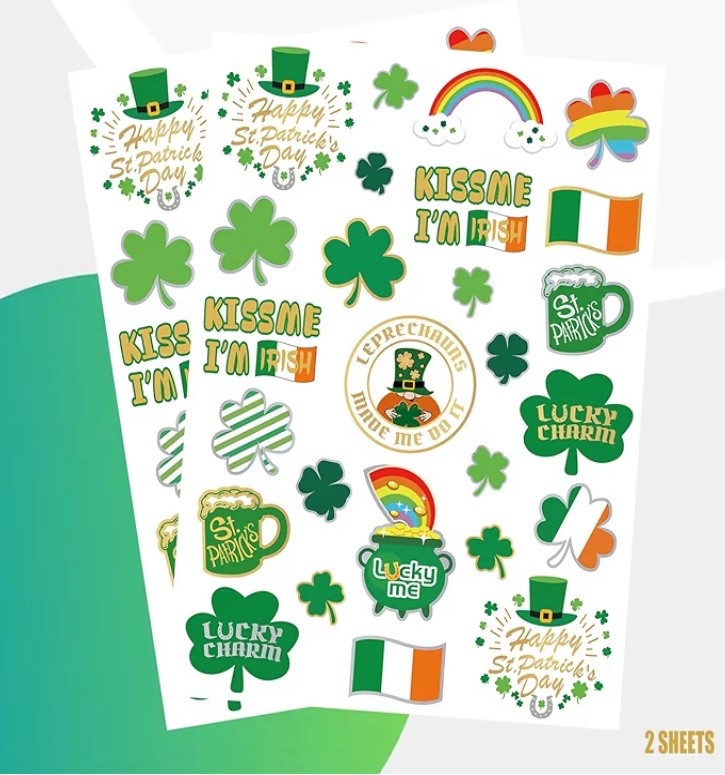 St Patrick’s Day - temporary tattoos that arrive super quick! 


#amazon #shamrock #stpats #under10

#LTKSeasonal #LTKKids