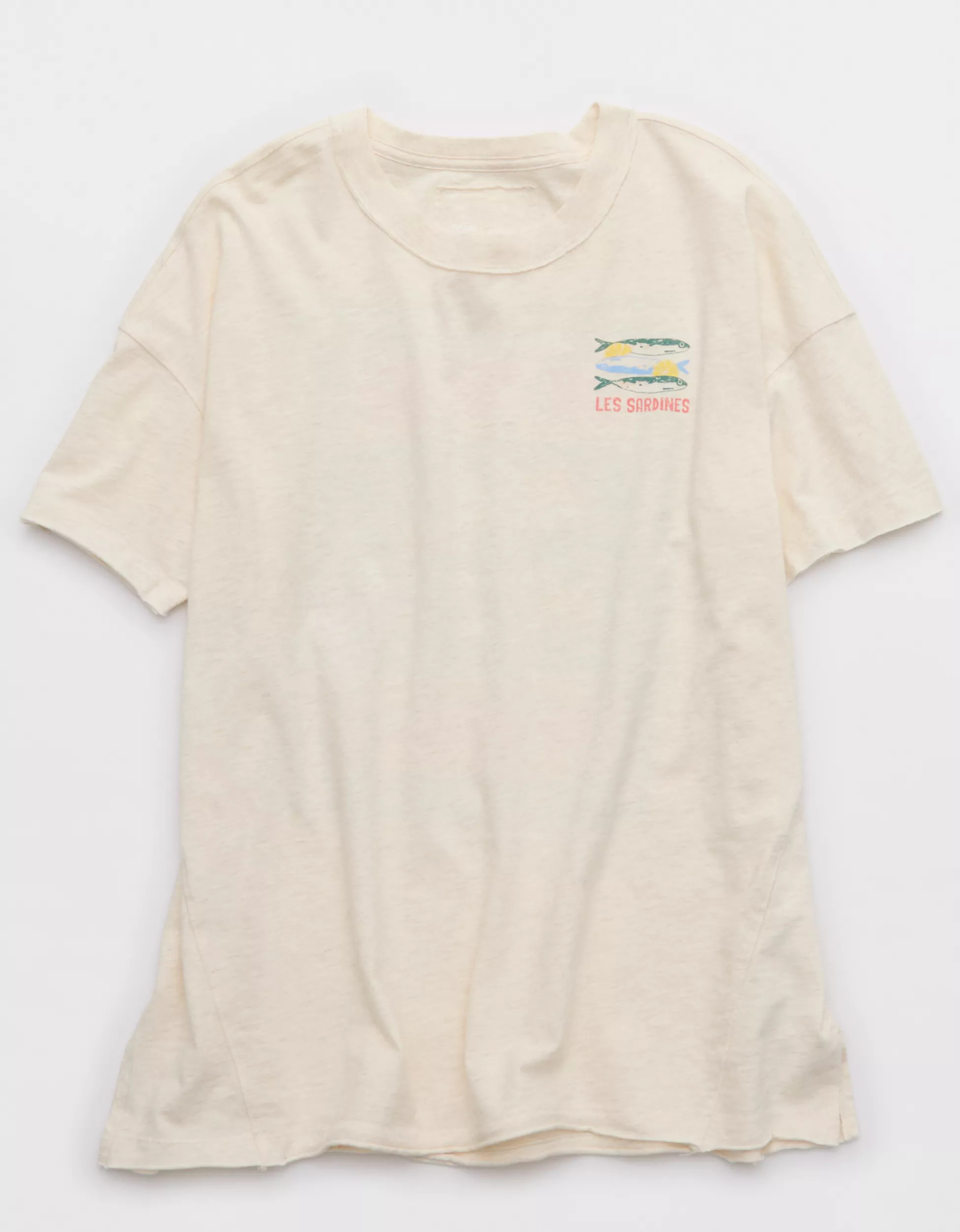 Aerie Oversized Crew Boyfriend T-Shirt | Aerie