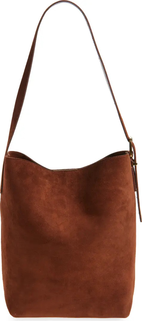 Essentials Suede Bucket Bag | Nordstrom