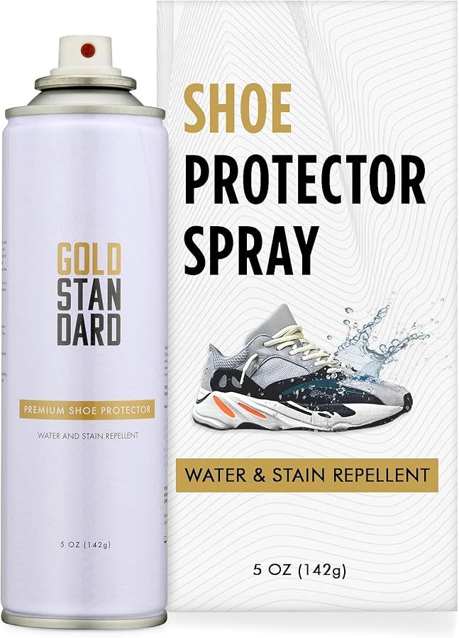 Gold Standard Premium Water-Repellent Shoe Protector Spray – 5 Oz. Suede Shoe Protector Spray W... | Amazon (US)