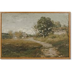 InSimSea Framed Canvas Wall Art Vintage Decor, Room Decor Classical Oil Painting Canvas Prints Ar... | Amazon (US)