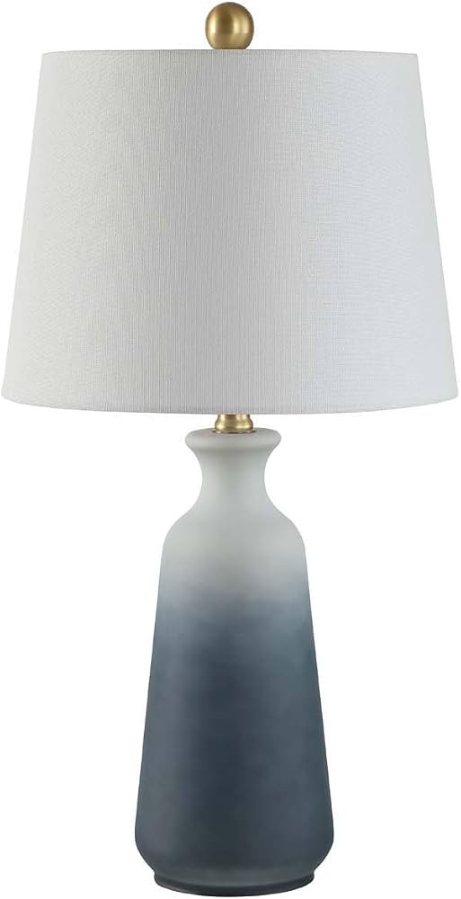 SAFAVIEH Lighting Collection Narem Modern Contemporary Ombre White/ Blue 23-inch Bedroom Living R... | Amazon (US)