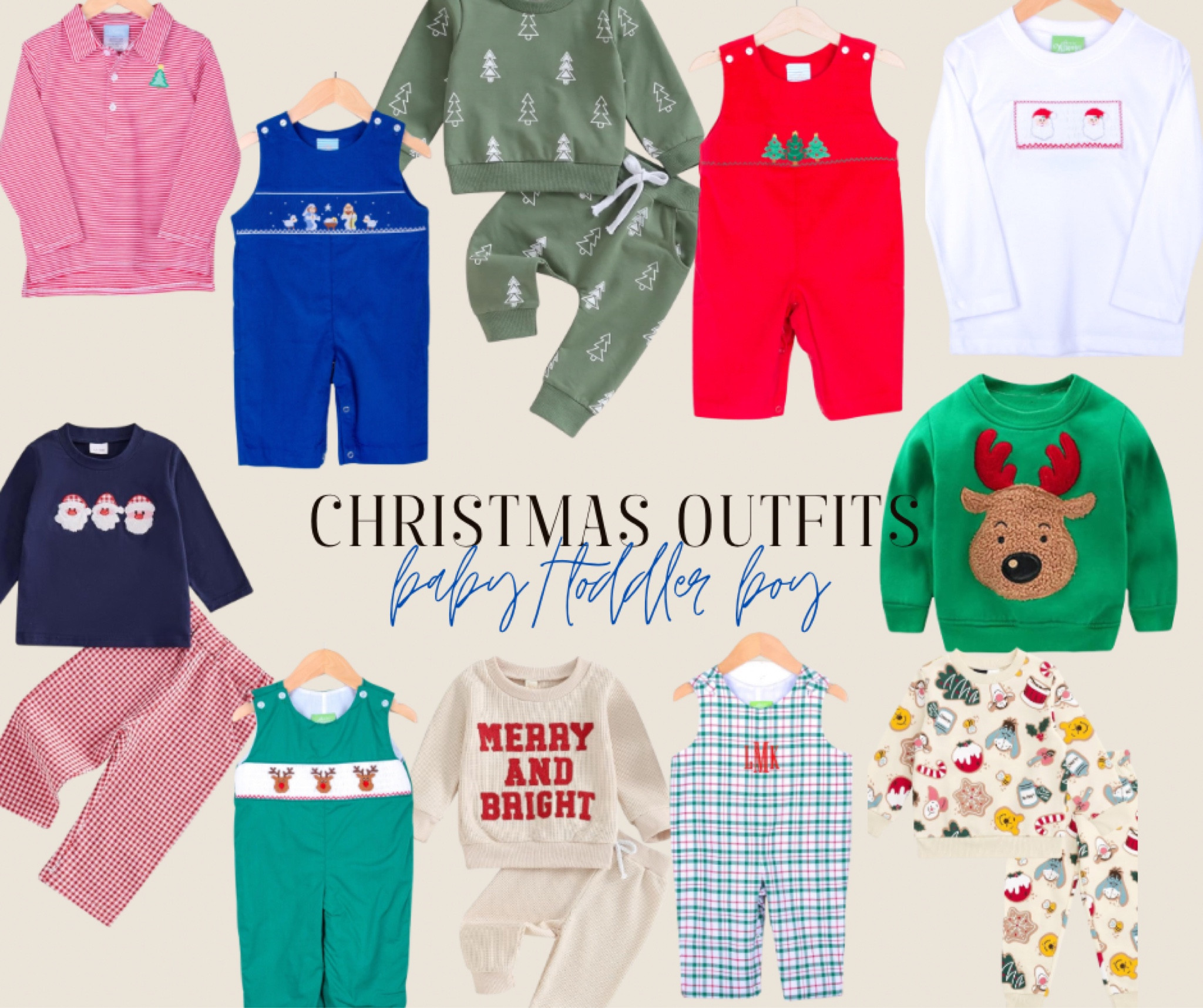These little boy Christmas outfits just might be the most adorable outfits I’ve ever seen! Sooo many cute Christmas fits! 🎄❤️💚

#LTKHoliday #LTKKids #LTKBaby