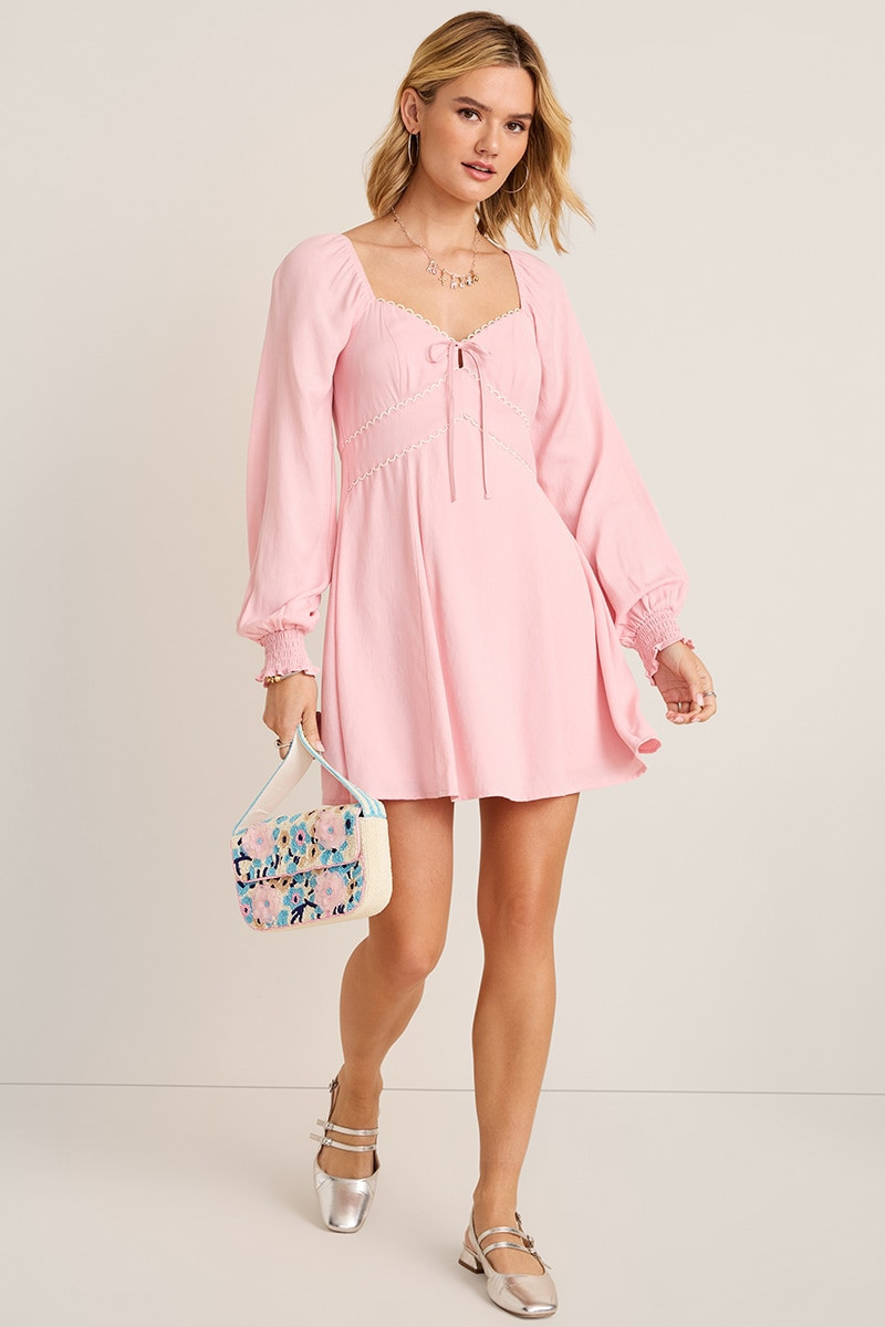 Betty Long Sleeve Mini Dress | Francesca's