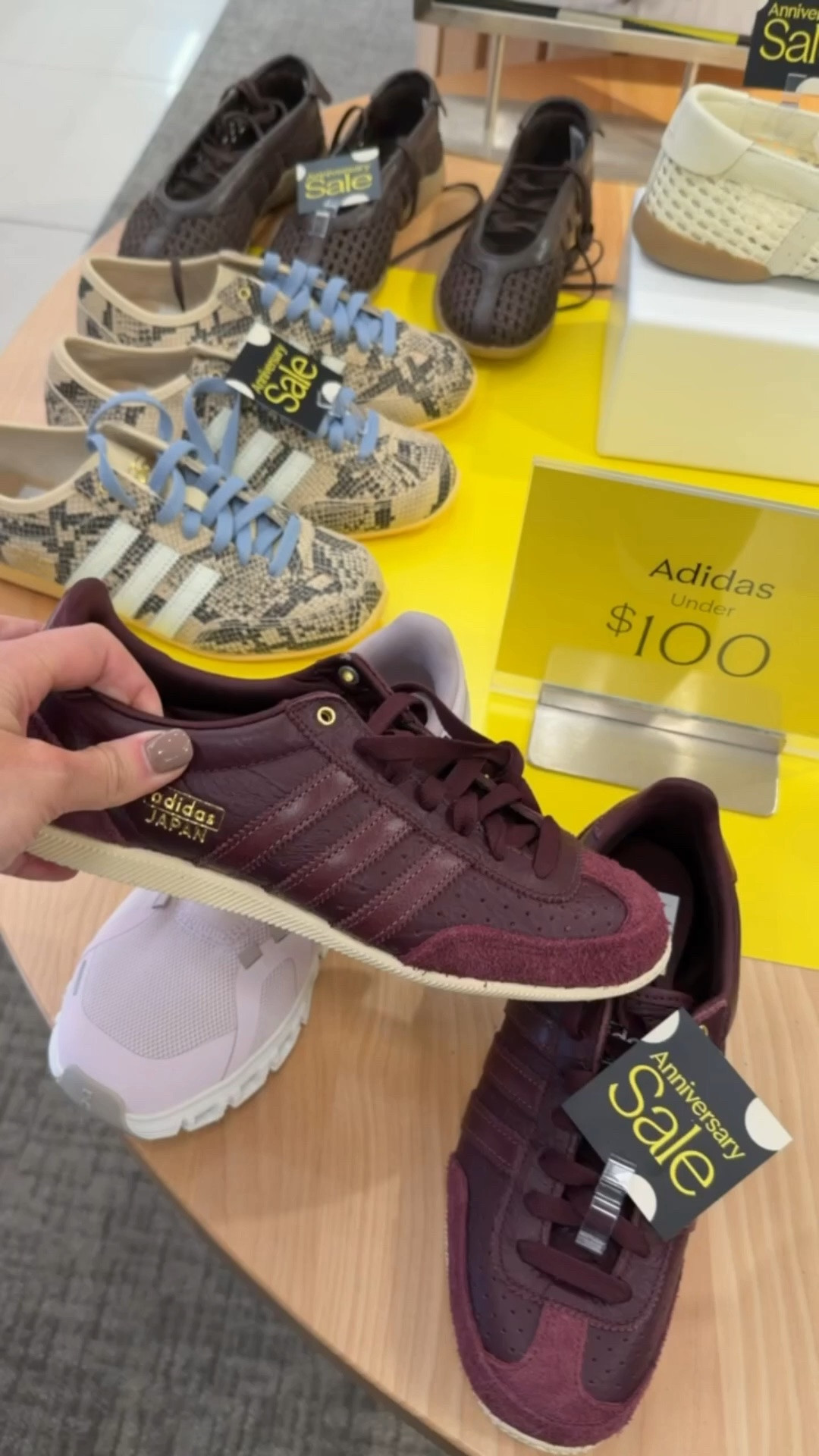 This one stopped us in our tracks at the Nordstrom Anniversary Sale 👇 A rich maroon Adidas with a tonal suede toe and gold hardware details — it’s the kind of sneaker that adds instant personality to a simple outfit without trying too hard. Tried on, approved, and linked below! 👇

#LTKootd #LTKgrwm #LTKdayinmylife