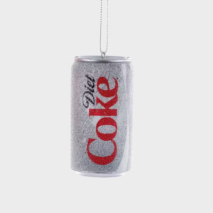 3in Coca-Cola Diet Coke Christmas Tree Ornament Silver | Target