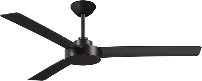 MINKA-AIRE F524-CL Roto 52 Inch 3 Blade Ceiling Fan, Coal black Finish | Amazon (US)
