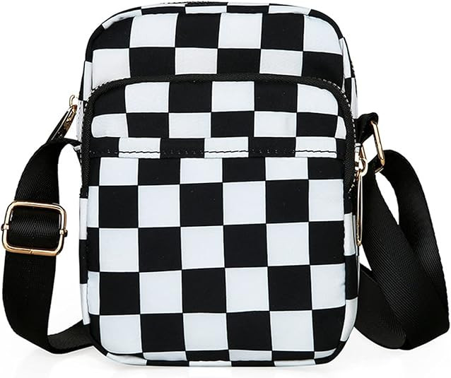 Small Crossbody Cell Phone Purse for Women Mini Messenger for Checkered Shoulder Bag Wallet | Amazon (US)