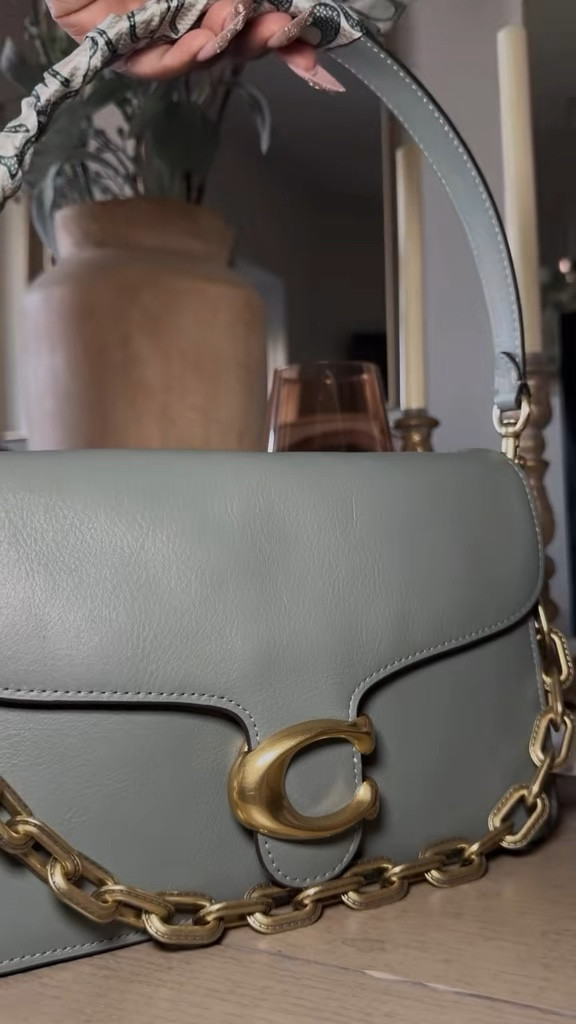 Anyone else fell in love with Coach again?! I did! I absolutely love this Coach Tabby in Sage! And the gold hardware?! Chefs kiss 🤌🏾✨

#LTKStyleTip #LTKItBag