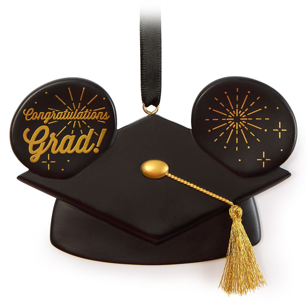 Mickey Mouse Ear Hat Graduation Cap Ornament | Disney Store