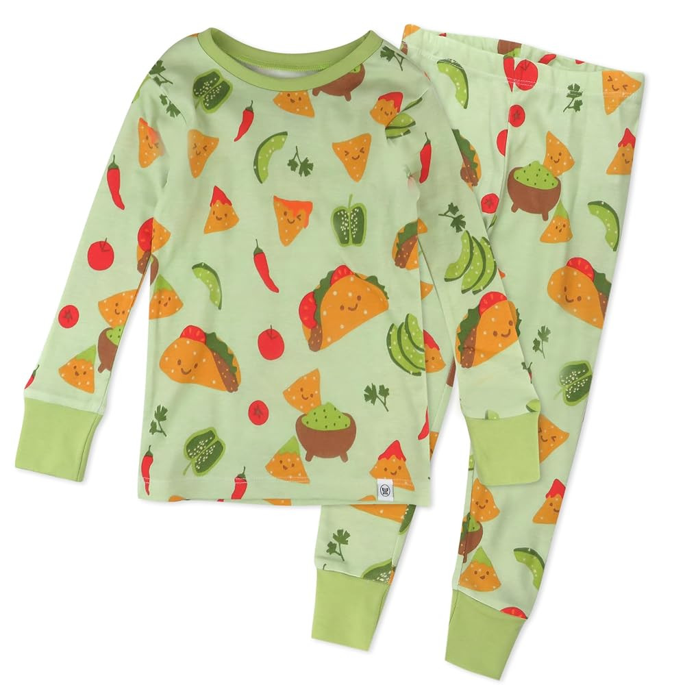 HonestBaby 2-Piece Pajamas Sleepwear Pjs 100% Organic Cotton for Baby, Toddler, Kids, Boy | Amazon (US)