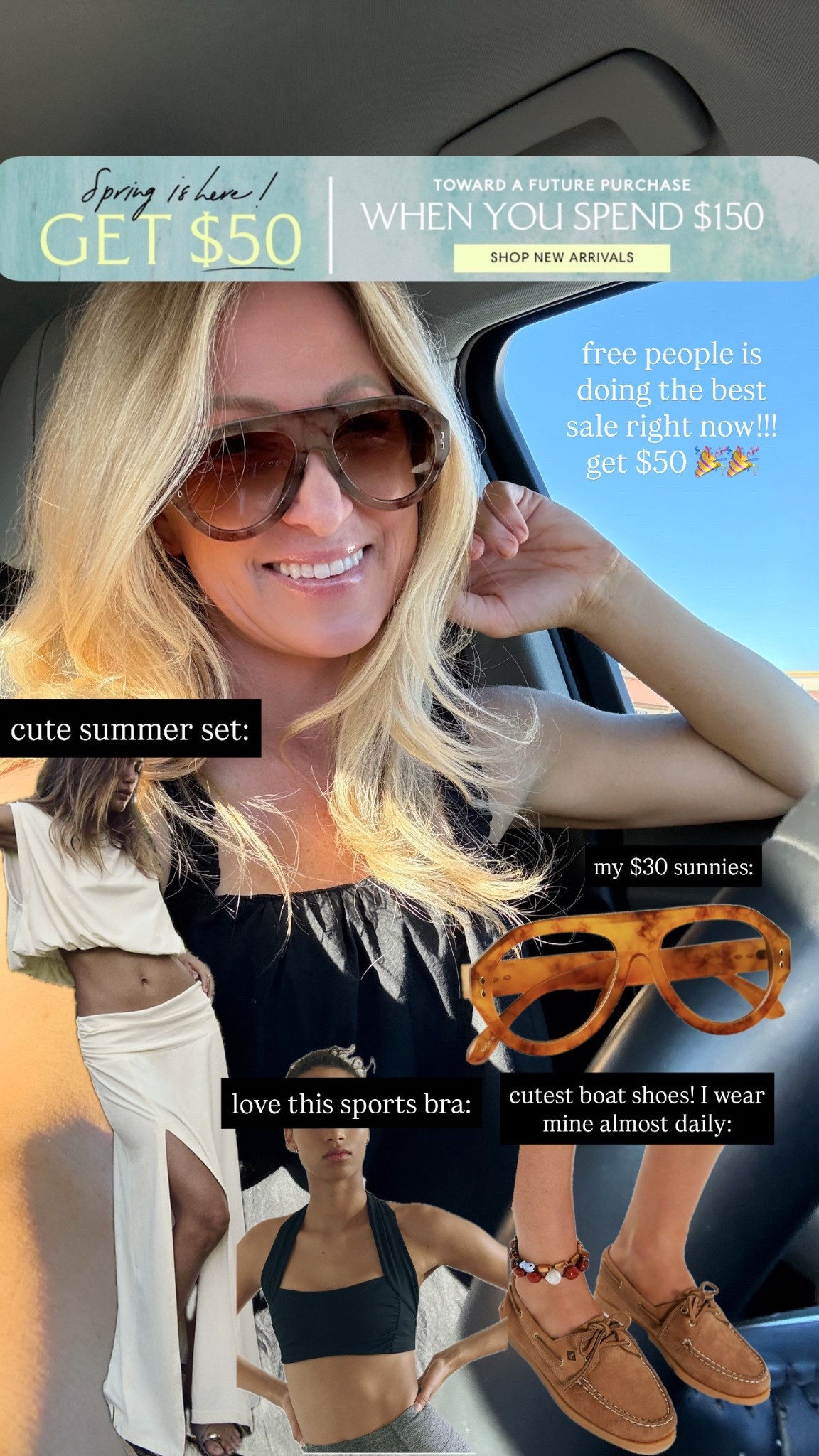 Get $50 when you spend $150!! Here are my fave free people finds! 

#LTKSaleAlert #LTKgrwm #LTKdayinmylife