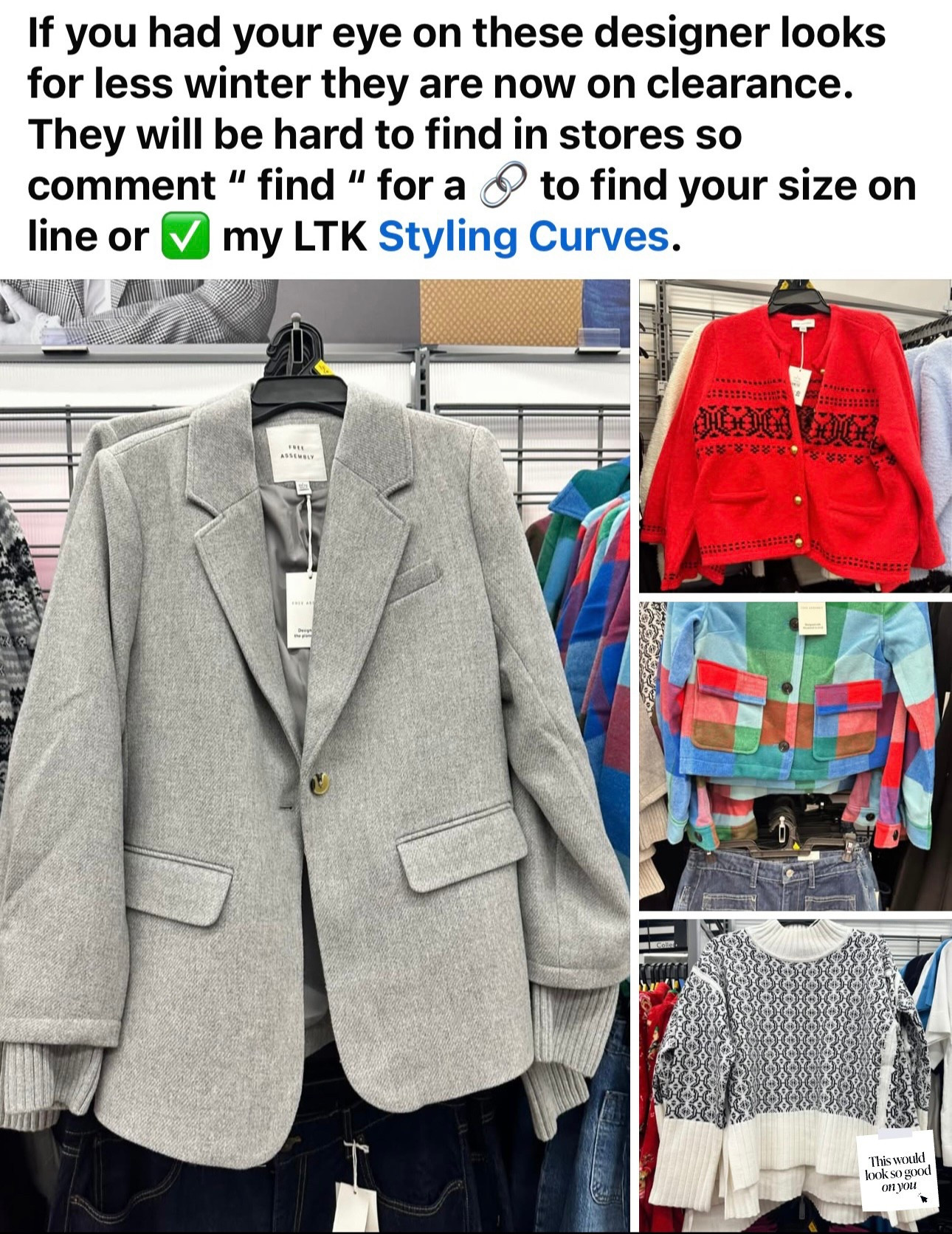 Free Assembly Designer looks for less now on sale ….. perfect for your winter wardrobe.


#greyblazer #redsweater #plaidjacket #freeassembly #blackandwhitesweater #bluejeans #sale #onsale #budgetfinds #boughieonabudget #clearance #walmart #walmartfashion #walmartfinds #walmartstyle #capsulewordrobe #winterstyle #winterootd #winteroutfit #winterlooks #winterinspo #styleinspo 

#LTKMidsize #LTKPlusSize #LTKSaleAlert