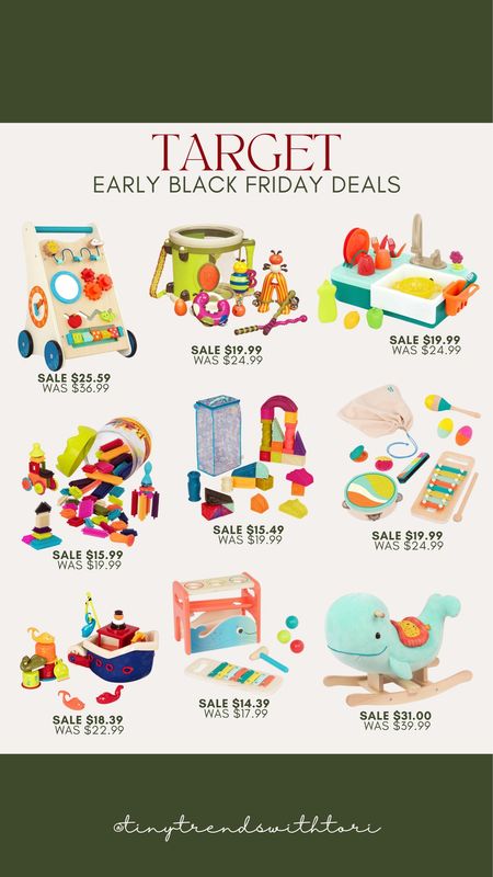Early Black Friday deals at target!

Gifts for her, gifts for him, kid gift guide, toddler gift ideas, preschool toys 

#LTKkids #LTKGiftGuide #LTKCyberWeek