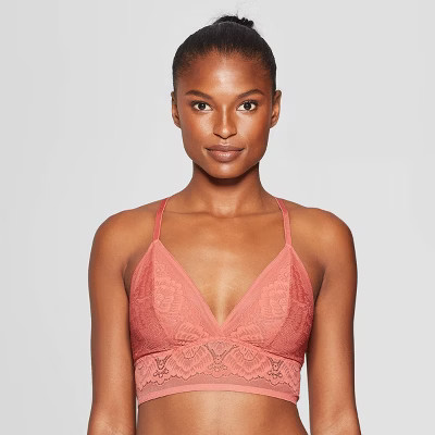 Women's Unlined Bralette - Auden™ Faded Rose | Target