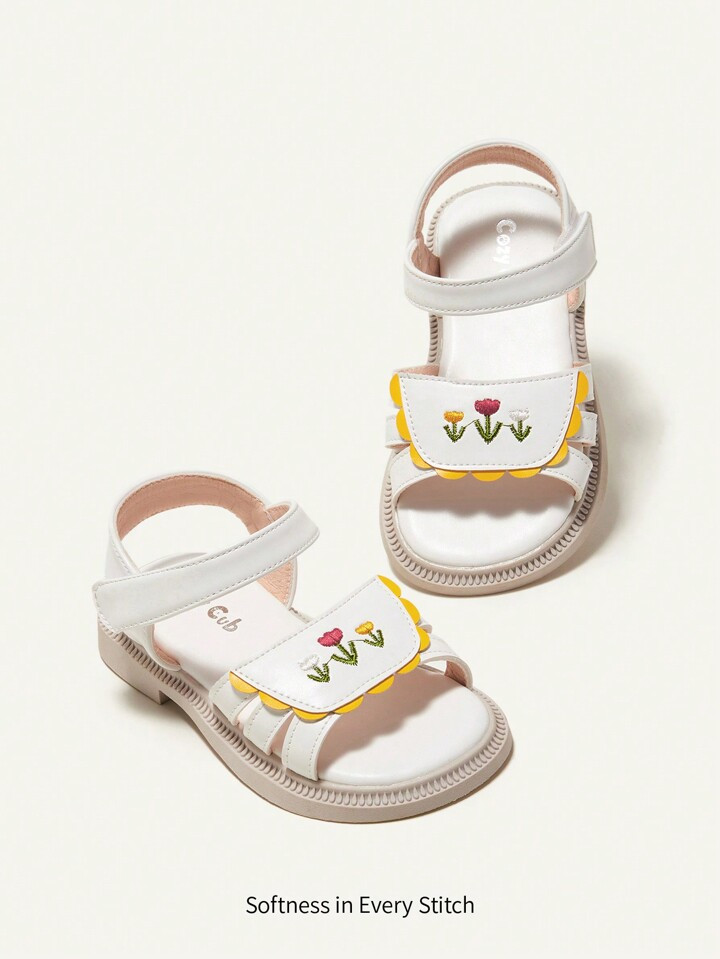 Cozy Cub Fashionable & Versatile Baby/Toddler Comfortable Anti-Slip Flat Sandals With Countryside... | SHEIN