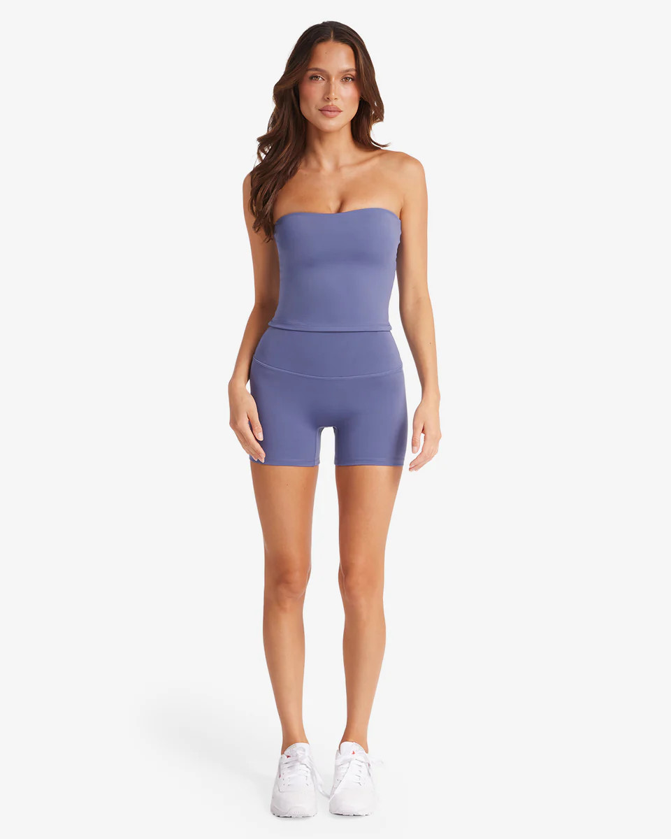 Serenity Scrunch Shorts 4" | Steel | Crop Shop Boutique US