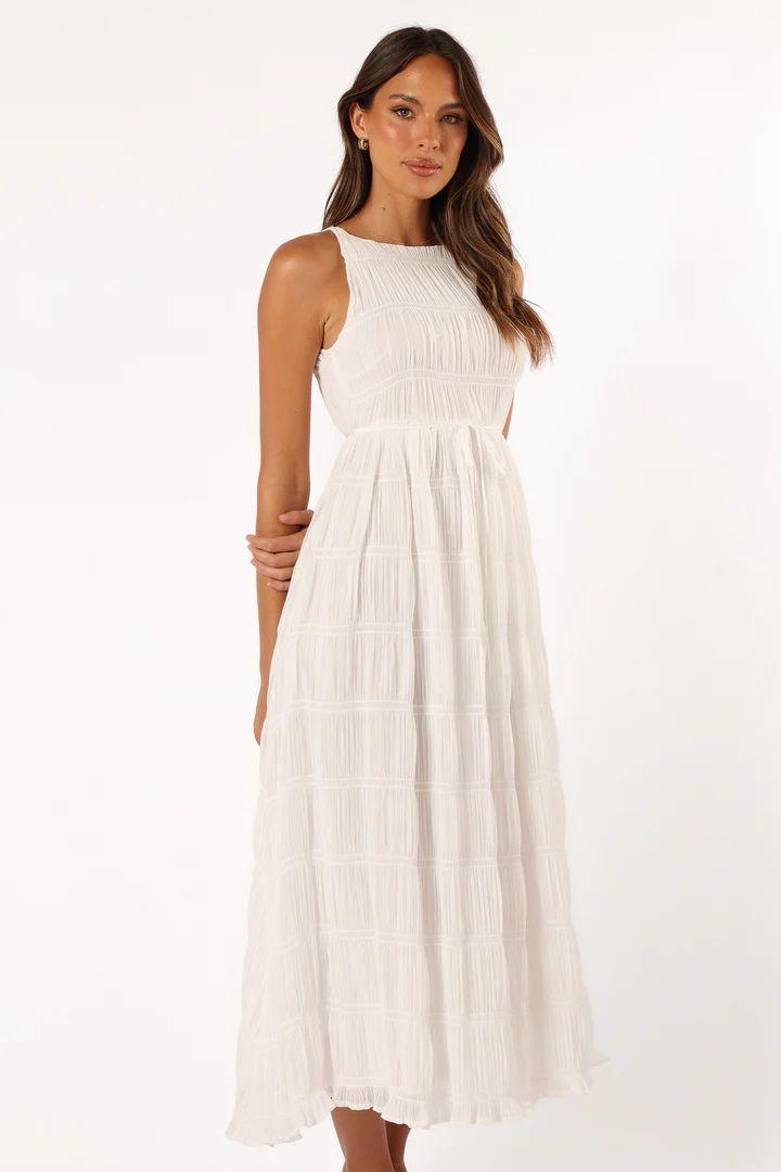 Ema Maxi Dress - White | Petal & Pup (US)