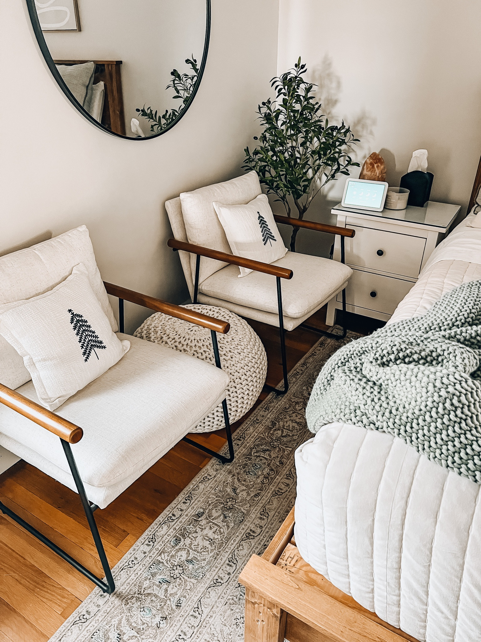 Loving our coffee chair Christmas section. Me and Caden love to drink coffee here in the morning while the sun comes up. 🎄🤍

#LTKHoliday #LTKhome