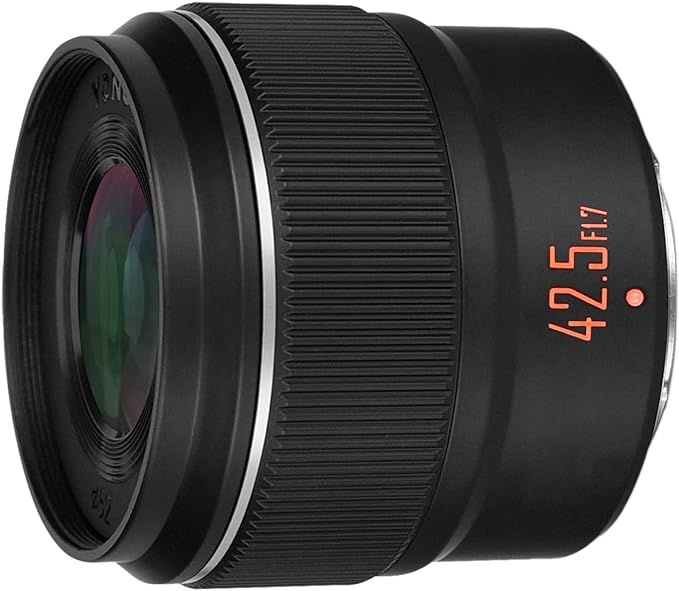 YONGNUO YN42.5mm F1.7M II Auto Focus Fixed Prime Lens for Micro Four Thirds Cameras Black | Amazon (US)