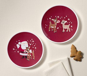 Rudolph® Plate | Pottery Barn Kids