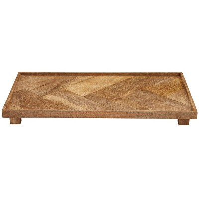 Split P Herringbone Footed Serving Board Large | Target