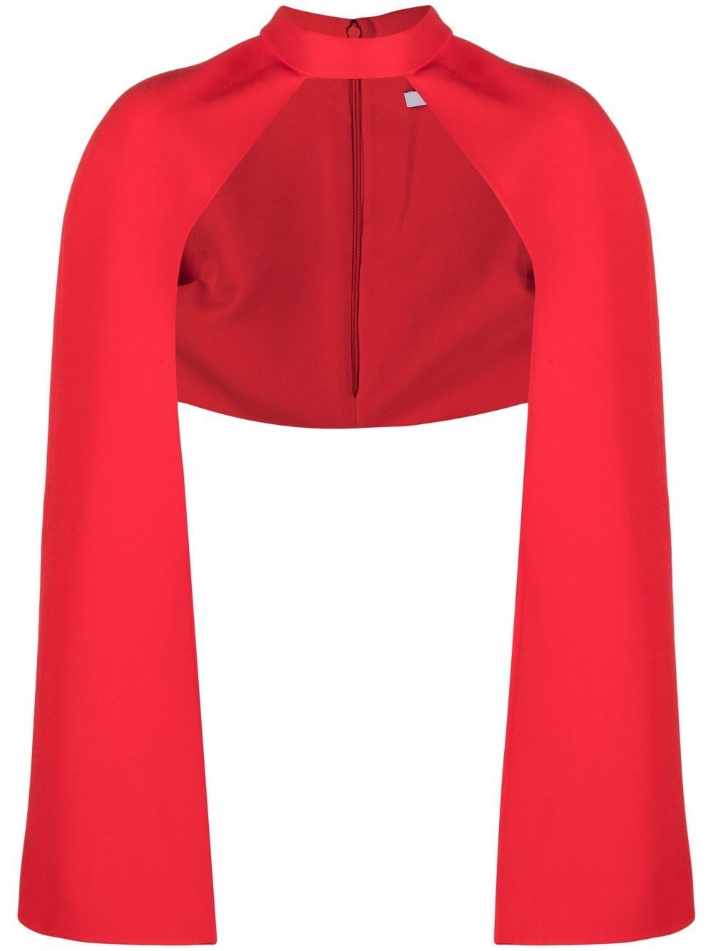 Safiyaa cape-sleeve Cropped Jacket - Farfetch | Farfetch Global