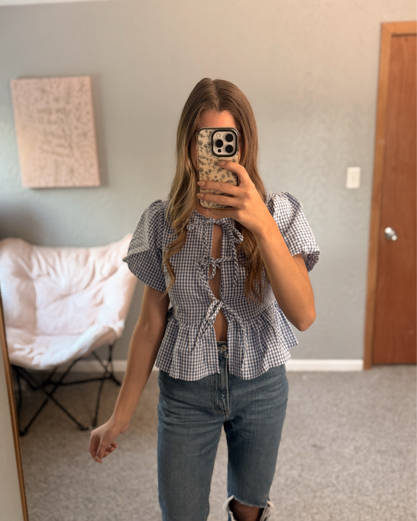 fall transition outfit • petite style • capsule wardrobe essentials • gingham top outfit • casual fall outfit • jeans outfit ideas • petite fashion finds • everyday style inspiration • neutral wardrobe staples • fall capsule wardrobe 2025 • petite fall outfit ideas • affordable fall fashion • Abercrombie jeans petite • Pink Lily top outfit • true to size fit • petite girl style • 5ft petite outfit inspo • extra small outfit details • casual chic fall look 

#LTKSaleAlert #LTKPetite #LTKFindsUnder50