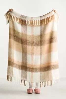 Cozy Cocoon Fringed Throw Blanket | Anthropologie (US)