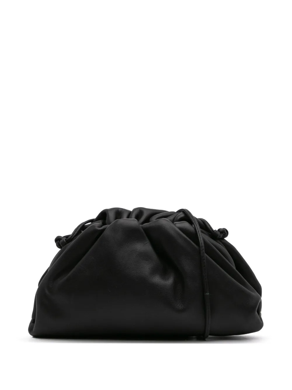 Bottega Veneta Pre-Owned 2012-2024 Lambskin The Mini Pouch Crossbody Bag | Black | FARFETCH UK | Farfetch Global