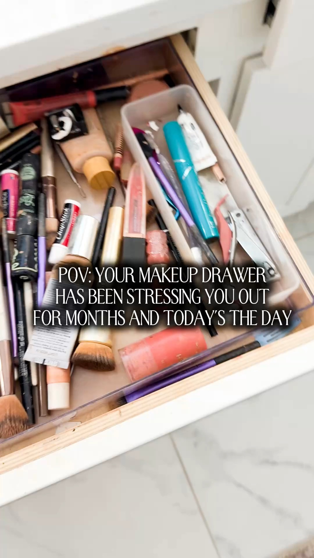 POV: your makeup drawer has been stressing you out for MONTHS and today’s finally the day 😮‍💨✨ I ordered a few acrylic organizers that completely changed the game — everything has a spot now and it actually looks so satisfying. Linking everything I can! 
Save this for the day YOU finally tackle it!
#asmrorganizing #makeupdrawer #ltkfinds #amazonfinds #momsover35 #beautyorganization #satisfyingvideo #drawerorganization #declutterwithme #amazonhaul #organizationhacks #makeupcollection

#LTKdayinmylife #LTKselfcare #LTKBeauty