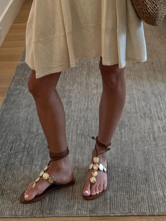 Gold Mine Wrap Sandals | Shop Talulah