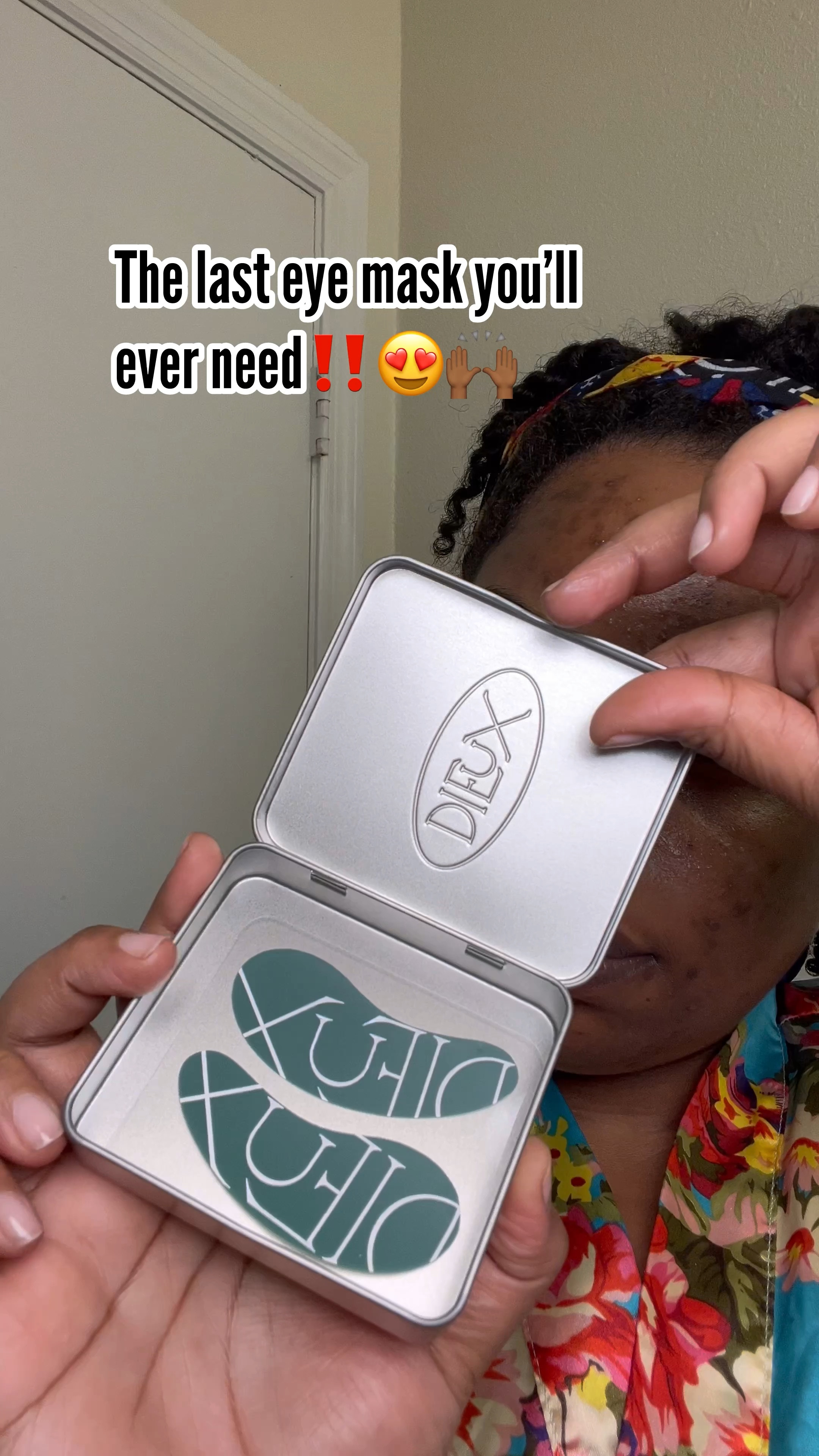 Giving my under eyes the VIP treatment 💆🏾‍♀️ with these reusable Dieux Forever Eye Masks 👁✨ Perfect for locking in all that hydration and reducing puffiness—without the single-use waste 

💡Pro tip: Pair with your favorite eye cream to seal in all that undereye goodness! 

#reusableeyepatches #sustainableskincare  #DieuxForever #SustainableBeauty #eyecare #sustainablebeauty #selfcare #reusablebeauty #undereyecare #cleanbeauty #MorningRoutine  

#LTKBeauty #LTKWatchNow #LTKGiftGuide