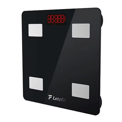 LetsFit Digital Bluetooth Smart Scale BMI, Muscle, BMR, Mass, Body Fat,Bone Mass Readings  - Includes App | Target